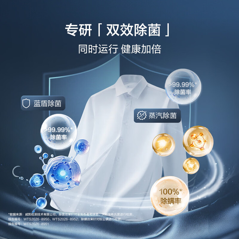 海尔(Haier)云溪5.0 12KG 直驱精华洗 滚筒洗衣机 带烘干 双效除菌 XQG120-HBLE7AD3U1高清大图