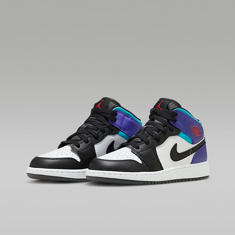 耐克jordan 1 aj1黑紫 高帮 休闲板鞋女复古运动篮球鞋dq8423-154