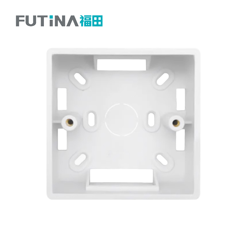 福田 明装底盒 开关插座接线盒电线盒子明装超薄布线盒 86型 单位：个