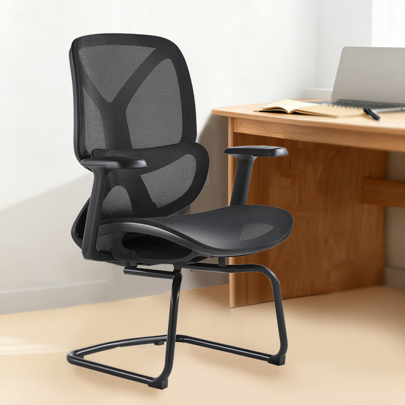 臻远 ZY-8971 办公椅弓形椅网椅 单位:把高清大图