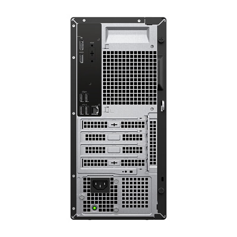 戴尔(DELL)ECT1250 商用办公台式机电脑主机 单主机含键鼠套装 I5-14400 8G内存 512G固态硬盘 180W 大机箱 WIN11高清大图