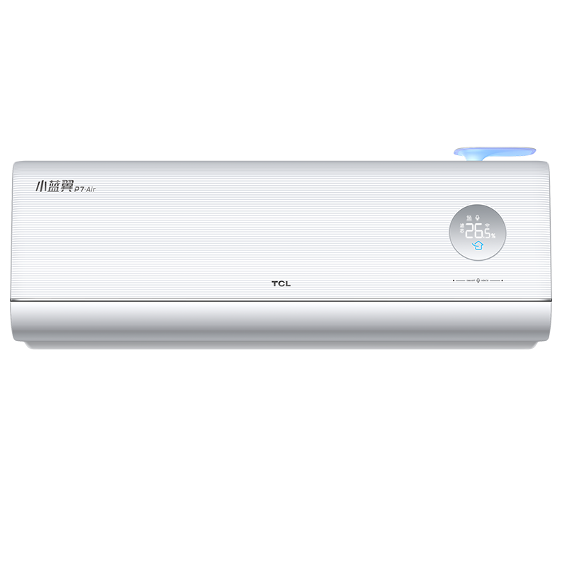 TCL新风空调 1匹 新一级变频 离线语音控制 30㎥/h大新风量 小蓝翼P7 KFR-26GW/YP7Cb+B1