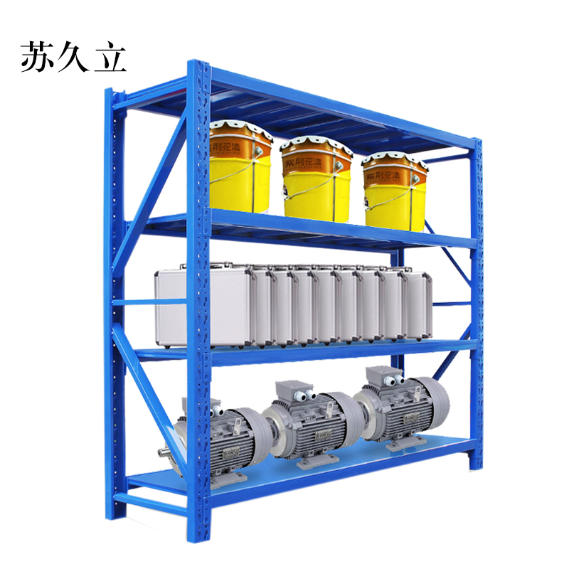 苏久立承重300kg货架置物架钢制货架长200宽50高200CM高清大图