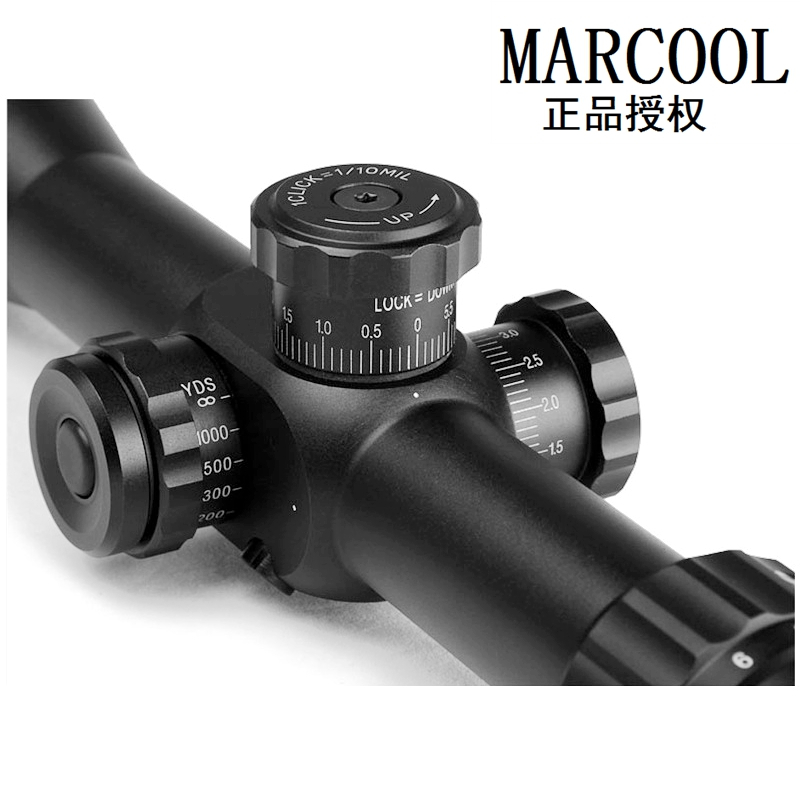 MARCOOL码酷 EVV4-16X44SFIRGL蜂窝前置双十字分化高抗震高清晰十字光学秃子板球瞄准器狙击瞄准镜