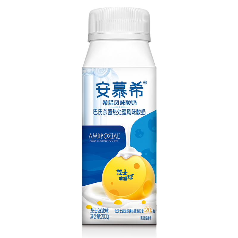 伊利 安慕希希腊风味酸奶 芝士波波球 200g*10盒
