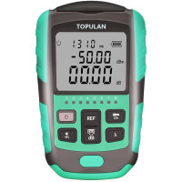 朴联（TOPULAN）迷你光功率计光纤测试仪光功红光一体机波长高精度光纤网线测试仪15km