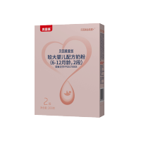 贝因美(Beingmate)爱加较大婴儿配方奶粉,6-12个月适用,2段,200g 盒装