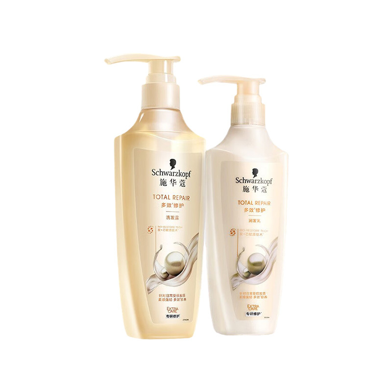 施华蔻多效修护洗发露600ml+润发乳400ml高清大图