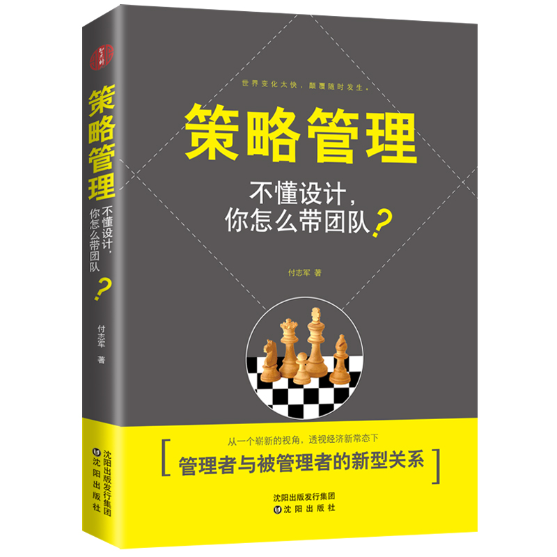 [正版]策略管理(不懂设计你怎么带团队) 管理方面的书籍 人力资源管理财务管理聪明的企业管理项目管理卓有成效的管理者物业高清大图