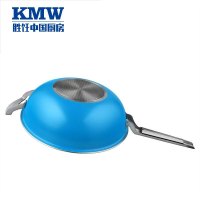 KMW 绿鼎第四代不粘炒锅GpotlCB300004 熔射不粘涂层 少油烟防焦糊 304不锈钢锅具30cm通用不粘炒锅