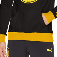 彪马(Puma)BVB Fan 男士连帽套头休闲运动卫衣75286312