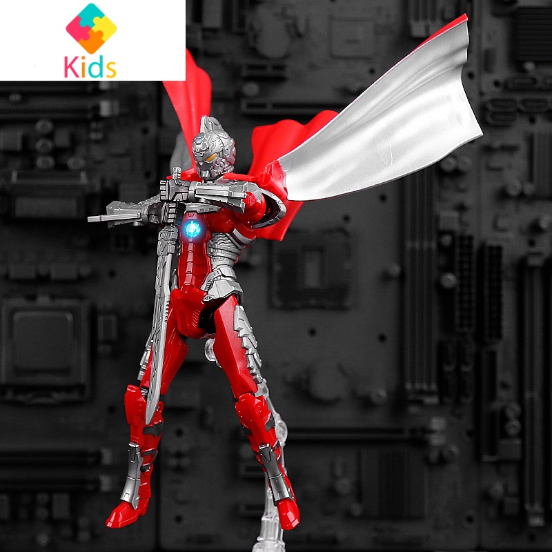 奥特曼手办模型玩具初代赛文艾斯战甲超可动人偶变形机甲套装真智力