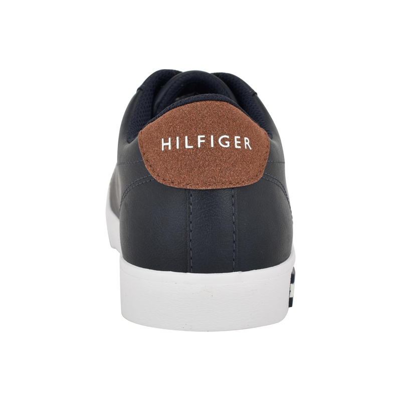 TOMMY HILFIGER男鞋休闲鞋舒适透气圆头系带低帮帆布鞋潮流百搭运高清大图