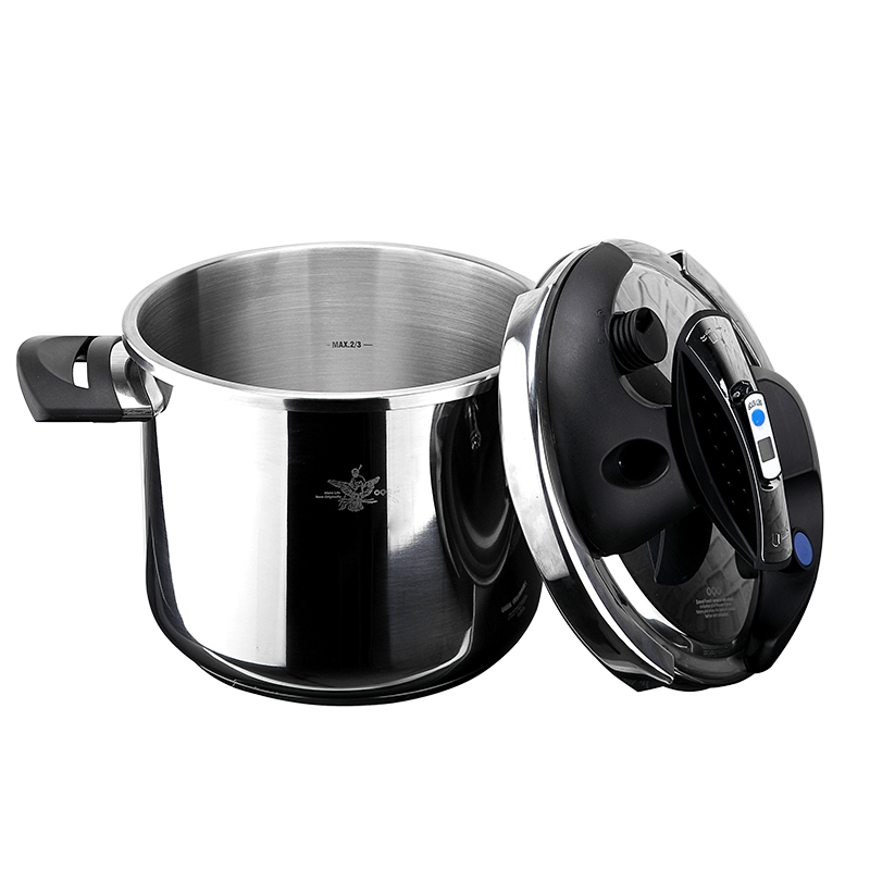 oqo欧克欧高压锅65升全钢不锈钢快捷压力锅带计时器加厚安全厨具汤锅