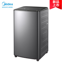 美的(Midea)新品10公斤直驱变频全自动波轮洗脱一体洗衣机 双水流 防缠绕 轻奢巴赫银 MB100VT70WDY