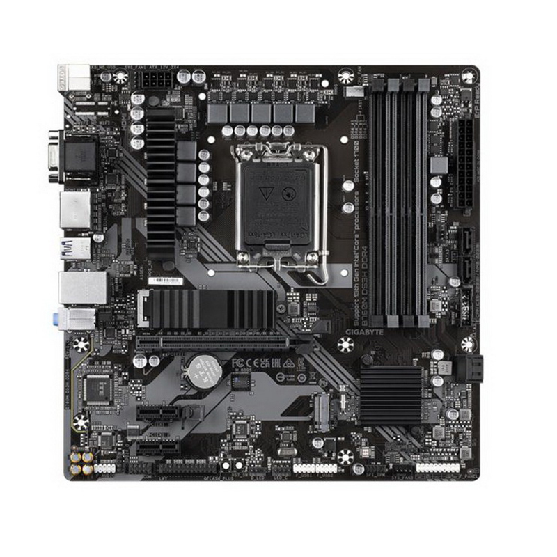技嘉(GIGABYTE)超耐久 B760M DS3H DDR4 主板支持CPU 1390013700KF Intel B760 LGA 1700
