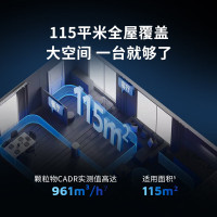 飞利浦(PHILIPS) 空气净化器 医护级除甲醛除菌除病毒大空间空气消毒机 分解雾霾 低音母婴友好AC9008