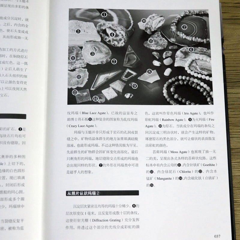 [正版]2册 矿物与岩石完全图鉴+天然宝石百科 自然科普类爱好者书籍矿物与颜料调配配色知识研究