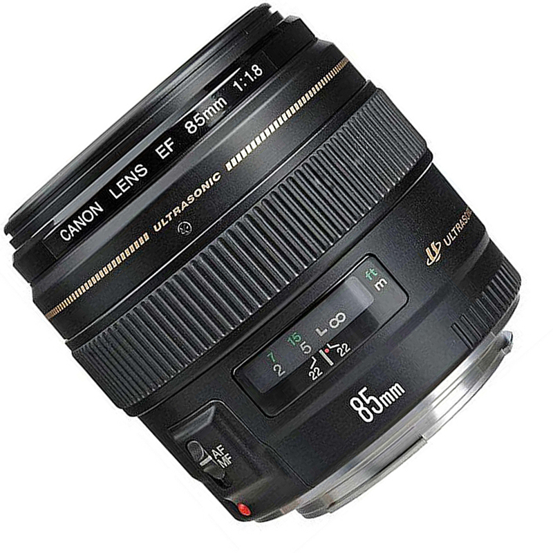佳能(Canon) EF 85mm f/1.8 USM 佳能卡口 58mm口径 远摄定焦镜头