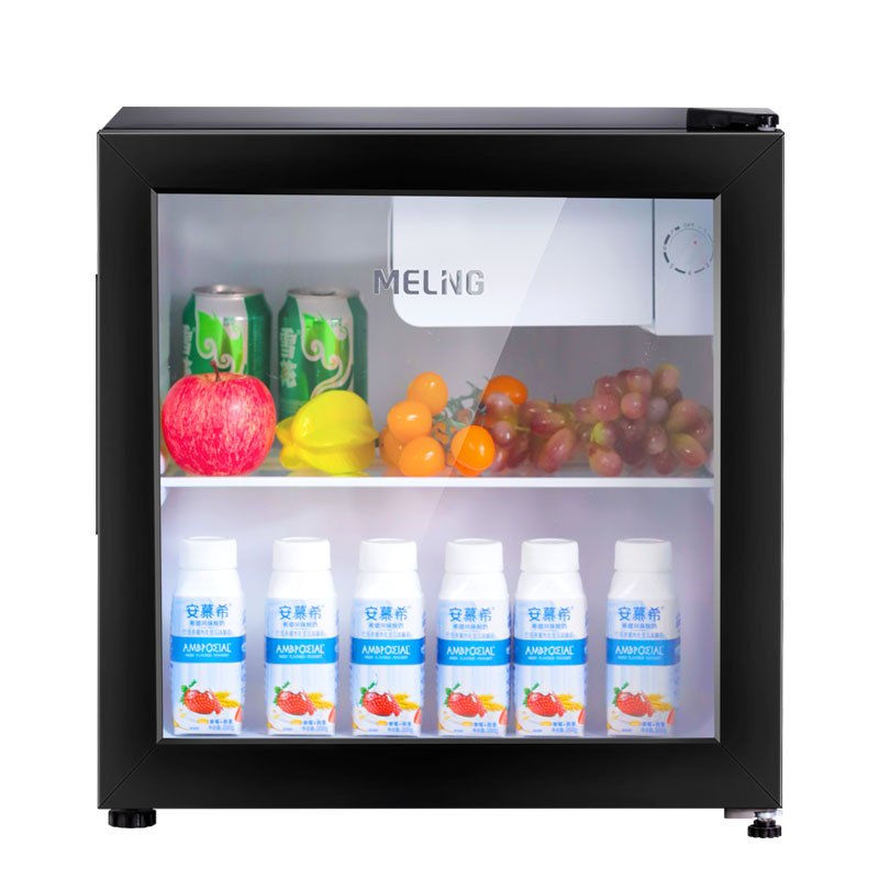 美菱 (MELING)立式家用冰吧 冷藏保鲜迷你展示柜 茶叶水果护肤品小型冰柜SC-59