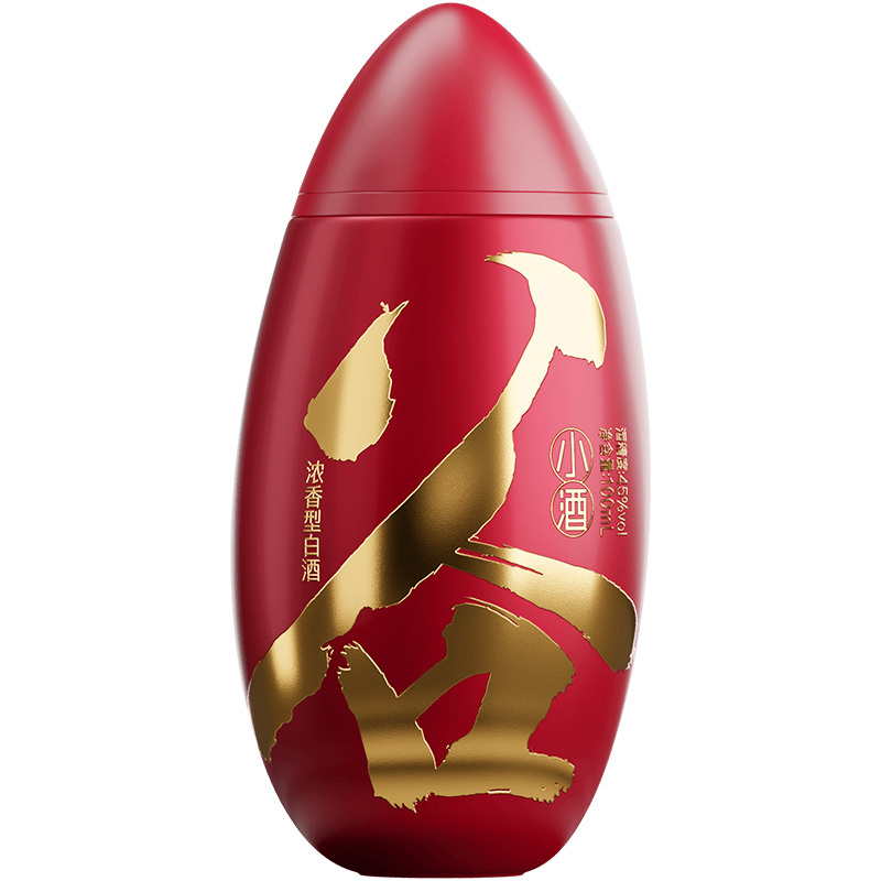 谷小酒 红米粒 45度 100ml*24瓶 整箱装 浓香型白酒
