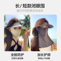 Bonnie&Toni防晒面罩夏季全脸防紫外线冰丝女遮阳帽子一体护颈脸基尼骑行口罩