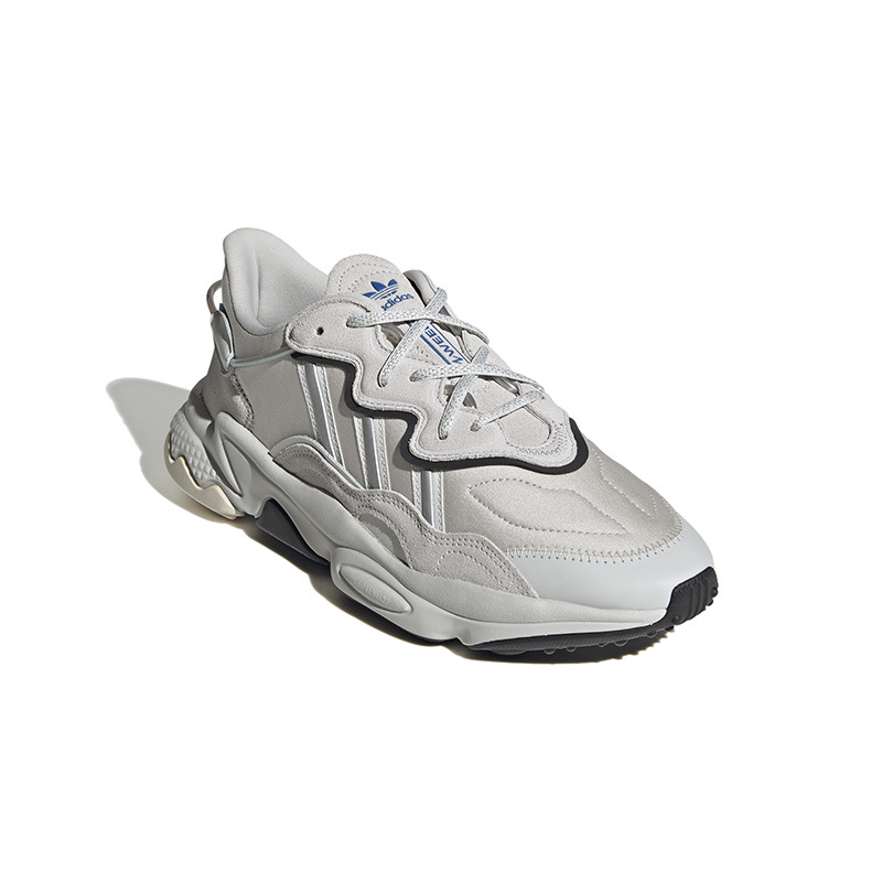 adidas originals Ozweego 经典舒适 轻便耐磨防滑 低帮 运动休闲鞋 男女同款 灰色 HP6337