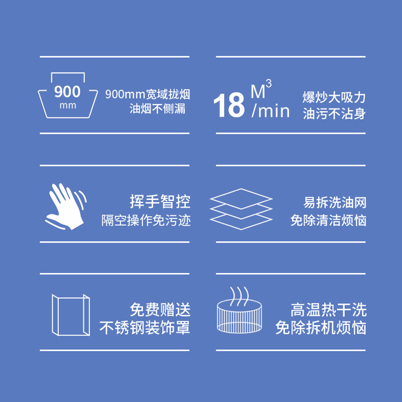 TCL油烟机烟灶套餐侧吸抽油烟机燃气灶灶具套餐厨电套装CXW-360-303J-A+JZY-501B-A