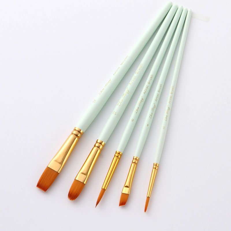 美术水彩画笔尼龙毛多功能画笔水粉笔勾线笔油画笔丙烯画笔套装