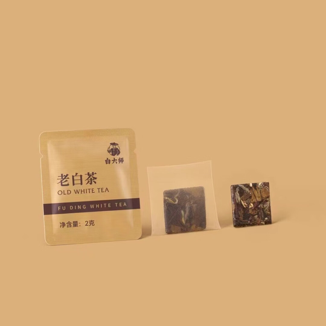 白大师 福鼎白茶茉莉银针礼盒 含保温杯 茉莉银针 100泡寿眉袋泡茶高清大图