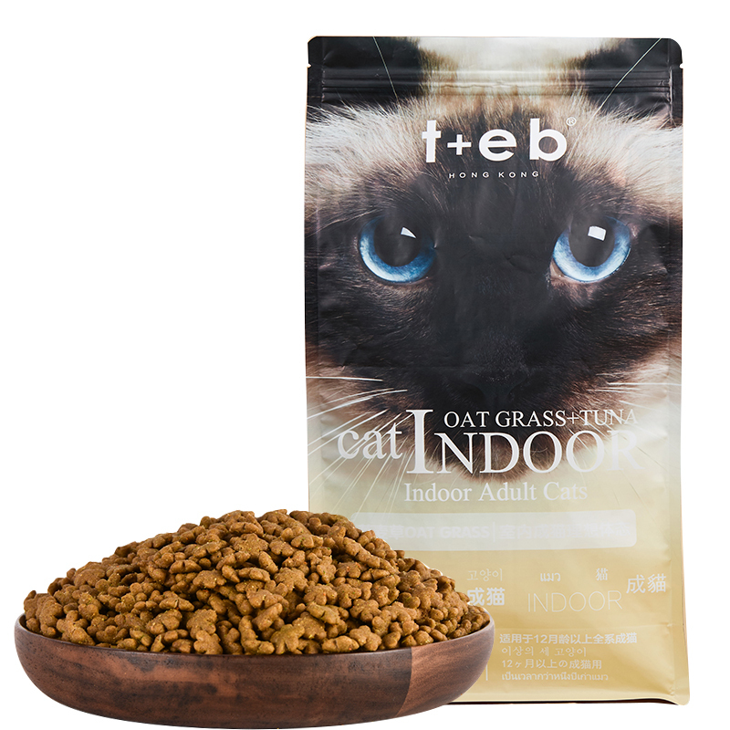 TEB!汤恩贝猫粮K5室内成猫粮1.8kg进口原料暹罗英短蓝猫天然猫粮高清大图