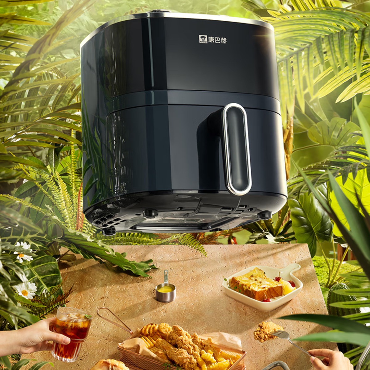 康巴赫乐享空气炸锅4L高清大图