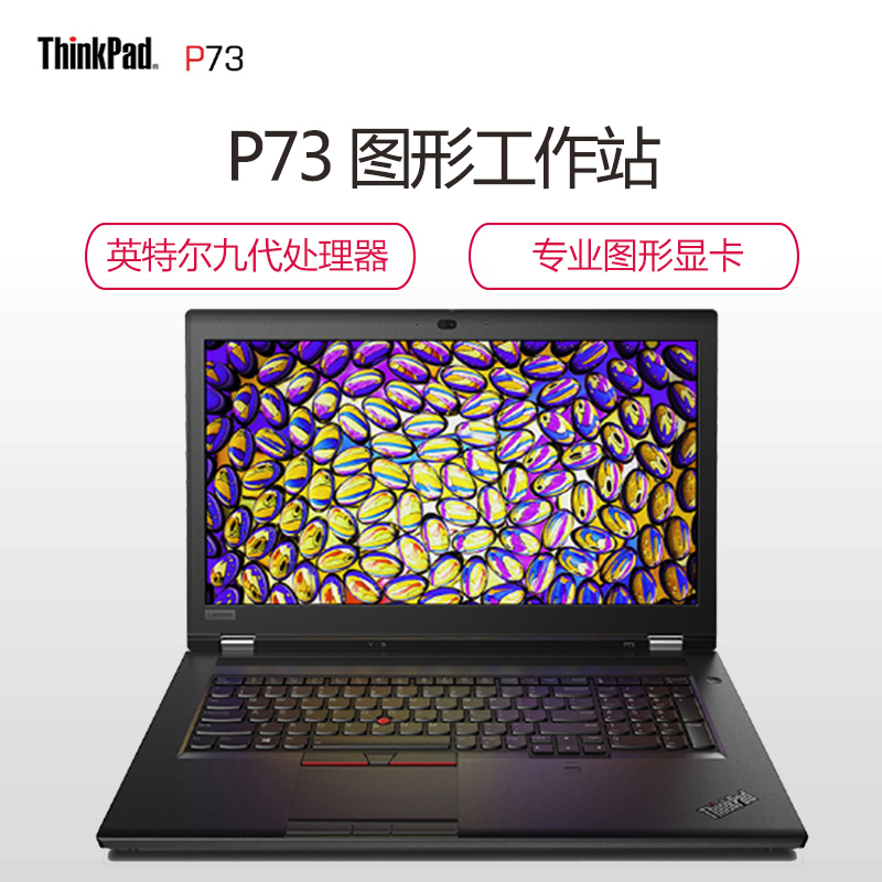 联想ThinkPad P73 17.3英寸专业移动图站笔记本 定制(i7-9850H 1TBSSD RTX4000 8G独显 4K 3年保修)