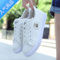 SUNTEK帆布鞋女士新款夏季透气懒人平底小白鞋老北京布鞋休闲百搭学生鞋 F1帆布鞋白色 37