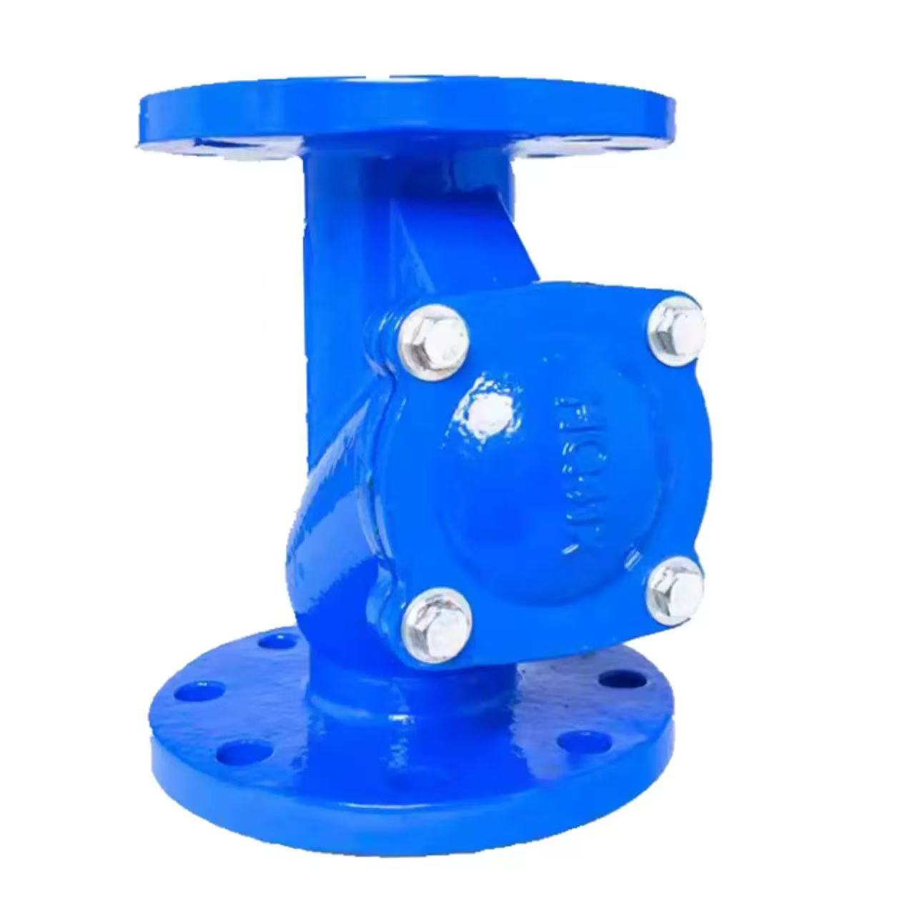 伟鹏双兴 铸铁法兰式球型止回阀 DN80 台高清大图