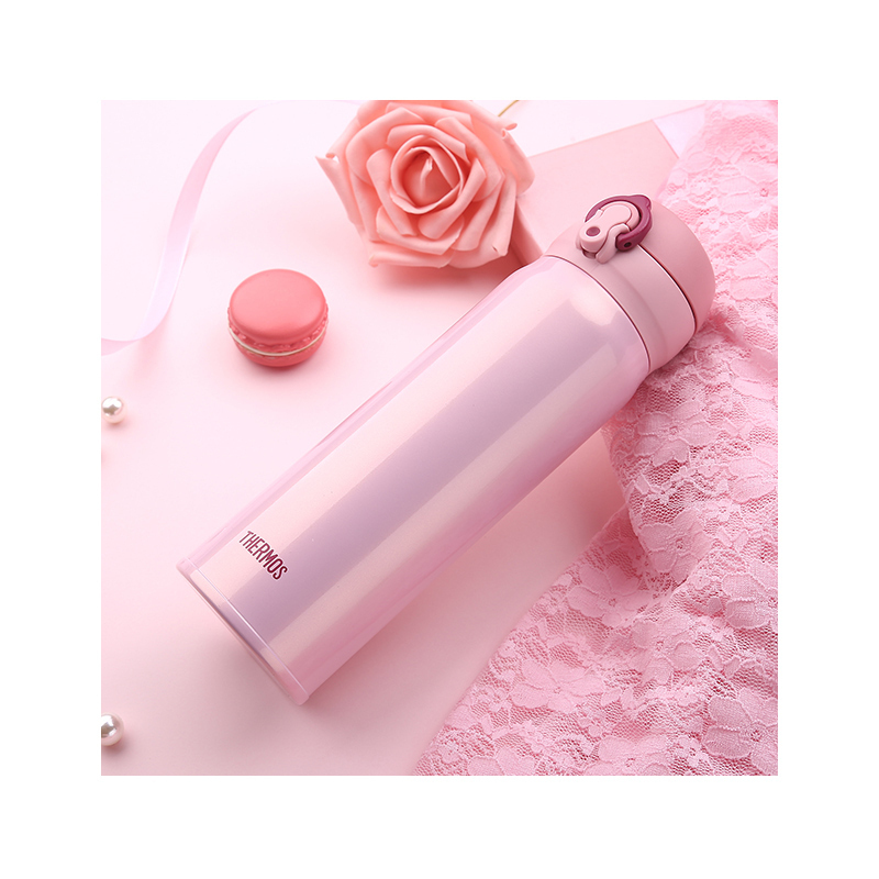 保温保冷thermos膳魔师保温杯真空304不锈钢jnl500pch浅粉色500ml男女