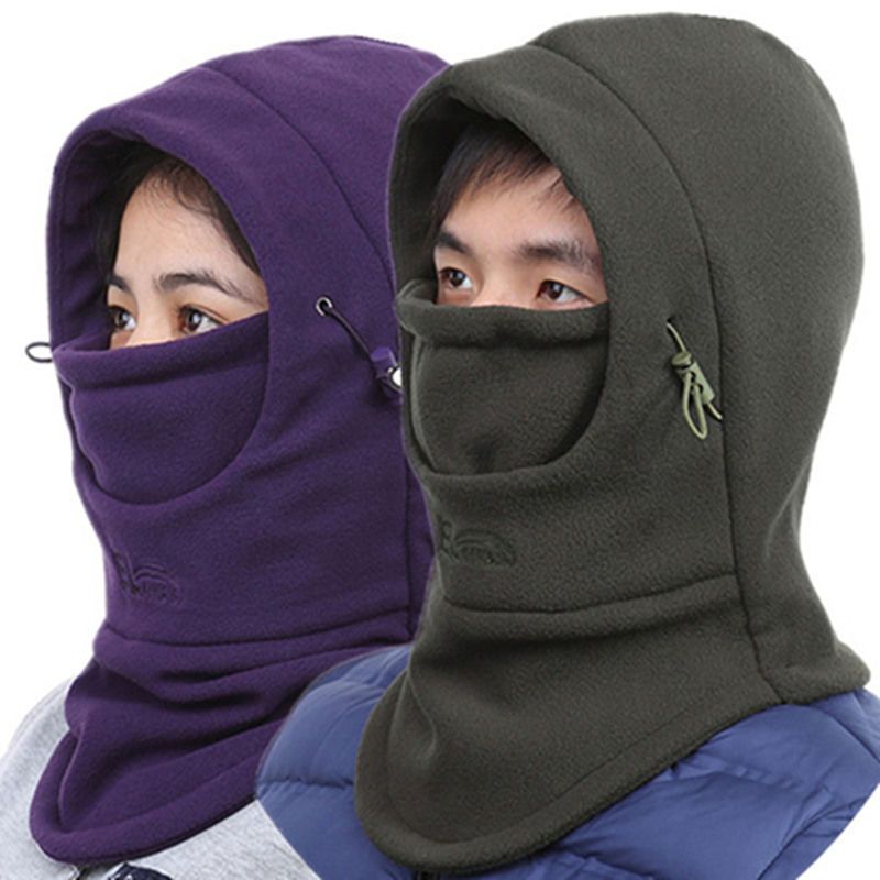 秋冬季男女加厚防风防寒帽户外骑行包头帽子儿童围脖保暖头套