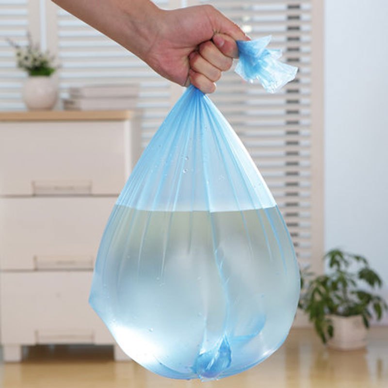 简约现代北欧生活日用清洁用品家居百货5卷装一次性家用垃圾袋加厚家用彩色中号点断式垃圾袋生活日用
