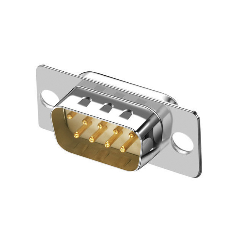 绿联(ugreen)串口头 2排9针 db9接头 rs232插头 com焊线头 db9针 公头