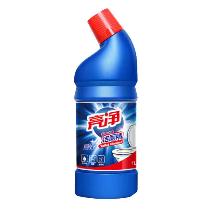 威露士洁厕精亮净去味清新柠檬香抑菌洁净亮白去污1L(包装随机)