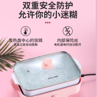 卡士COUSS 多功能锅料理锅 电烧烤锅电火锅蒸锅家用电烤锅CP325