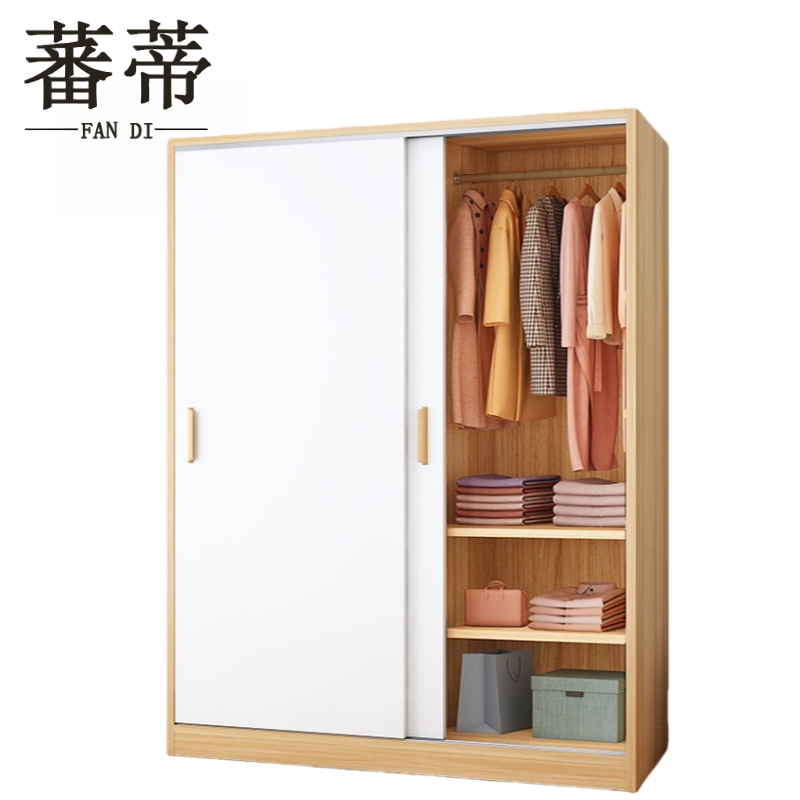 蕃蒂木质衣柜台高清大图