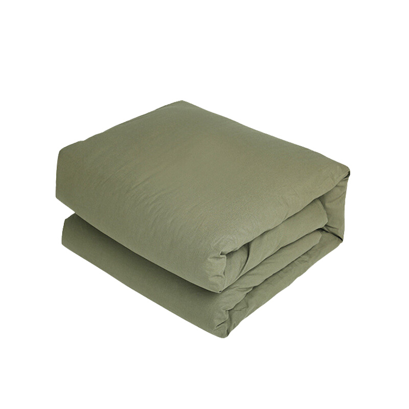 煊煜 军绿棉被 全棉军绿色包布 内胎含网棉絮 150*210/3.75kg 单位条 约重3.75kg