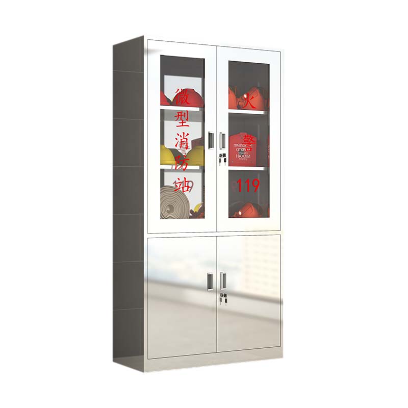 帅畅304不锈钢应急物资柜消防救援器材箱防护用品柜室外微型消防柜高1800*宽900*深400(加厚304材质)高清大图