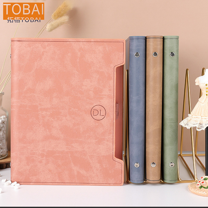 拓栢A5活页本笔记本可定制3TBL/本高清大图