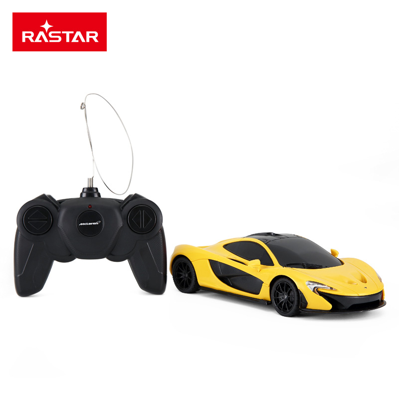星辉(Rastar)迈凯伦P1遥控汽车1:24男孩儿童玩具漂移赛车模型75200黄色高清大图