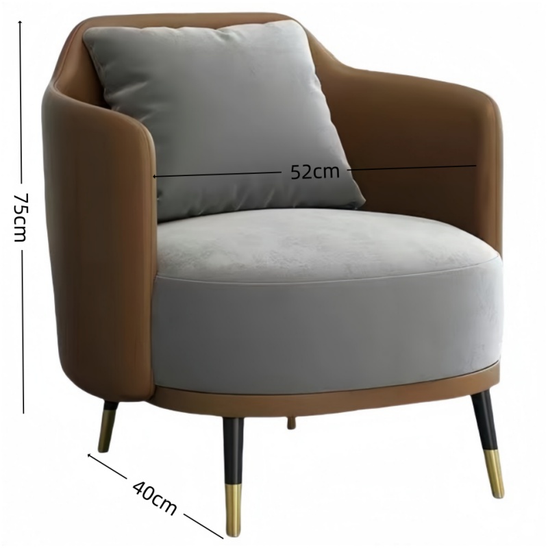 悦兴诚休闲沙发52*40*75cm张高清大图