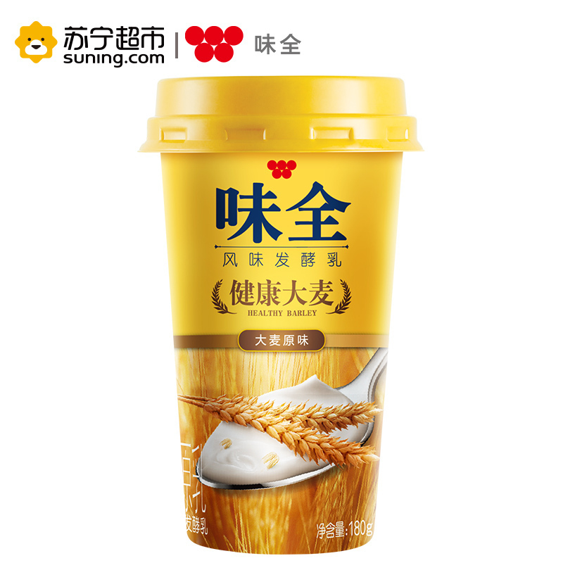 味全优酪乳(麦香口味)180g