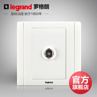 [官方旗舰店]tcl罗格朗Legrand开关插座面板美涵白色86型有线电视插强信号TV家用暗装墙壁电源电视插座