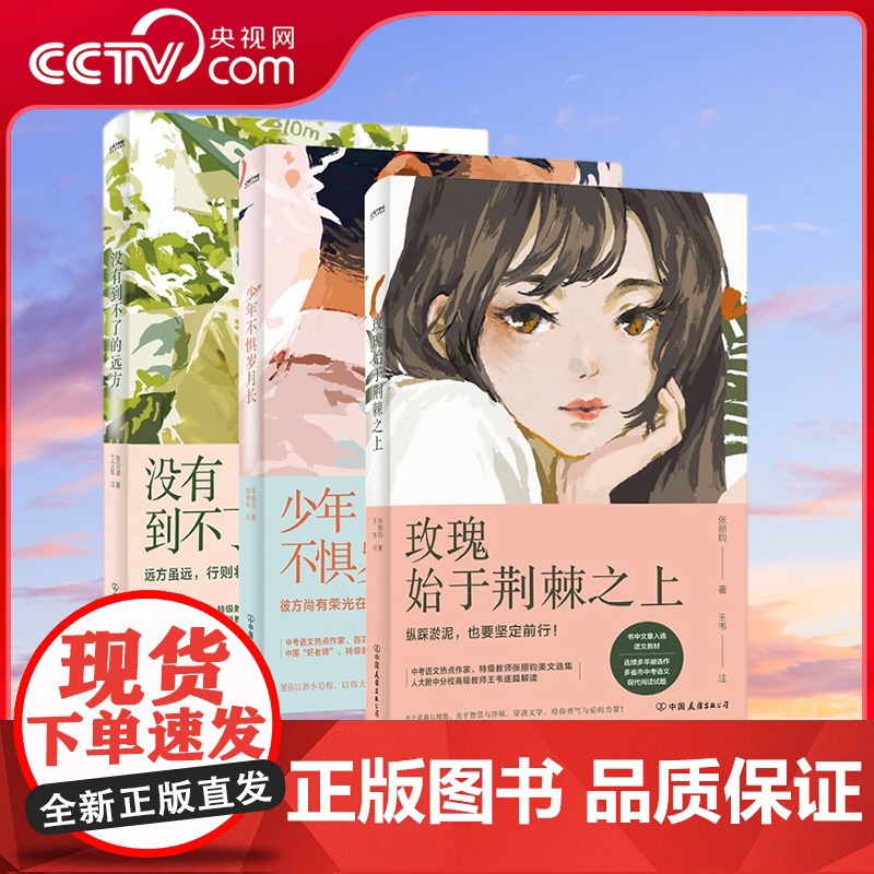 【央视网】中考语文热点作家作品解析 全三册 没有到不了的远方+少年不惧岁月长+玫瑰始于荆棘之上 HY